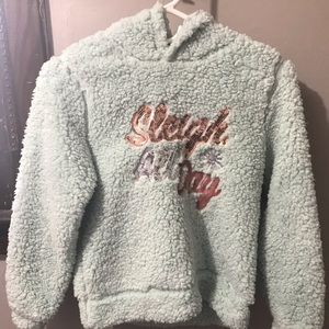 Blue Pullover Hoodie